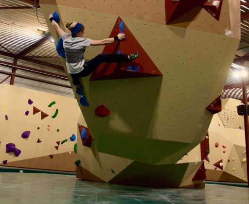Kunstof boulder